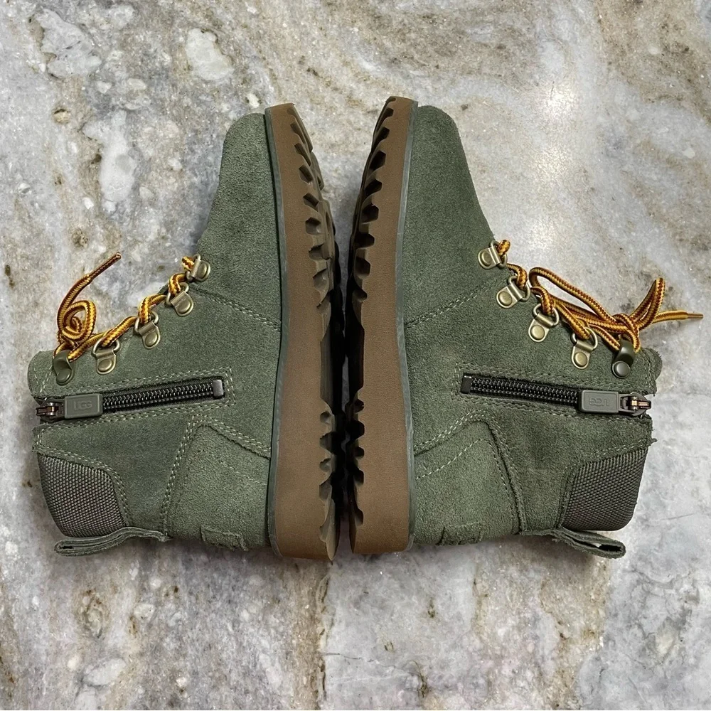 Kids' UGG K Hilmar CWR Olive 1094479K Waterproof Boots Toddlers Size 12
